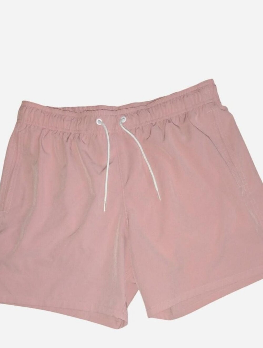 Hollister Men's Pink 4-Way Stretch Swim Trunks - Size Medium